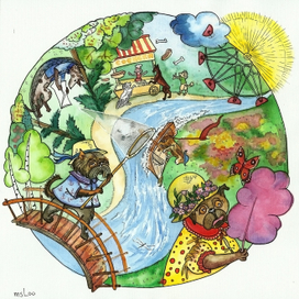 В летнем парке