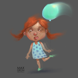 девочка с шариком