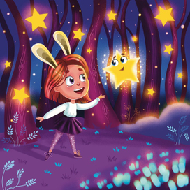 зайка в волшебном лесу 