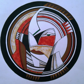 Портрет в круге