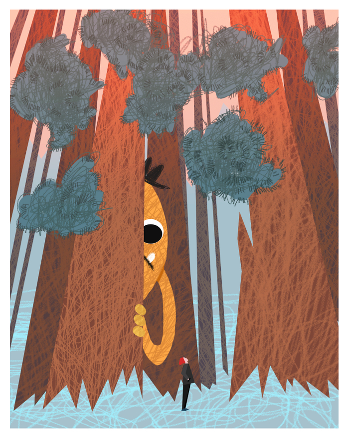 Вечерний лес