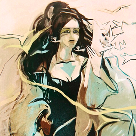 Девушка с чайками