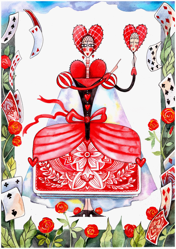 Королева червей. Фантазия на тему "Алиса в стране Чудес"