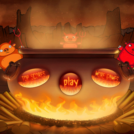 Главное меню к флэш игре. 