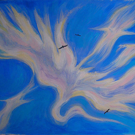 Небо с облаками