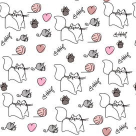 серьёзный кот