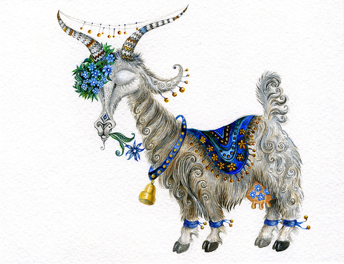 Новогодняя козочка