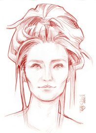 ЗАРИСОВКА В КАФЕ