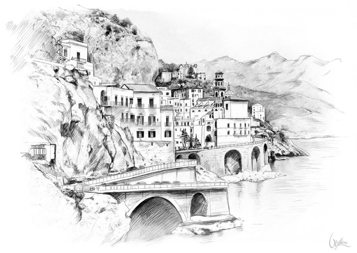 АМАЛЬФИТАНСКОЕ ПОБЕРЕЖЬЕ. ИТАЛИЯ.