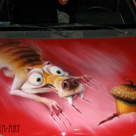 Белка Аэрография