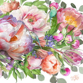 Принт обоев для детской комнаты