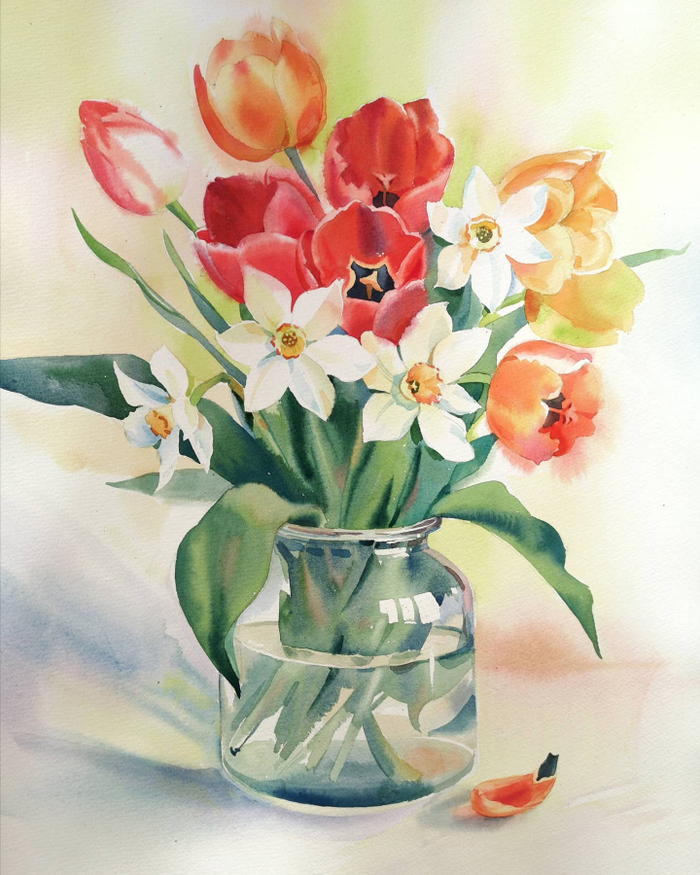 "Весенние цветы нашего сада"