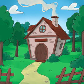 Домик в лесу