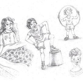 Наброски детей