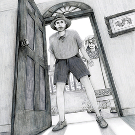 Иллюстрация к повести "Наследник Кукулькана"