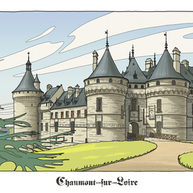 Замок Шомон на Луаре
