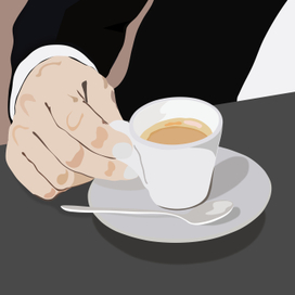 коффе греет сердце