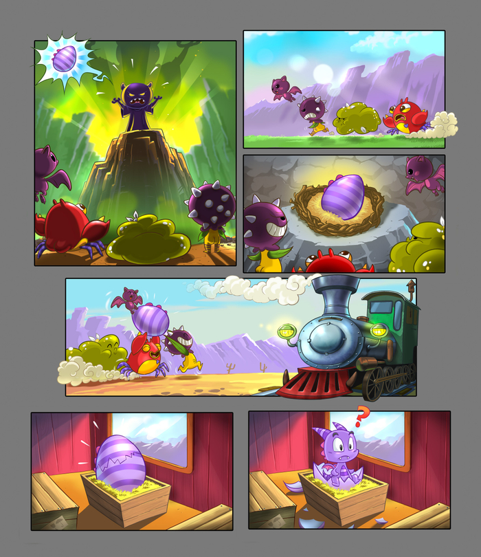 Комикс для игры