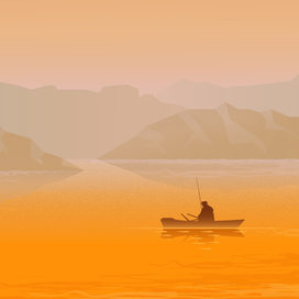 Один в лодке