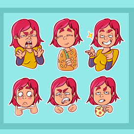 Катя(стикеры)