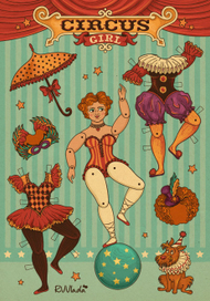 Circus Paper Doll