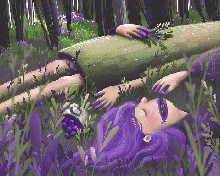 Собиратели черники.