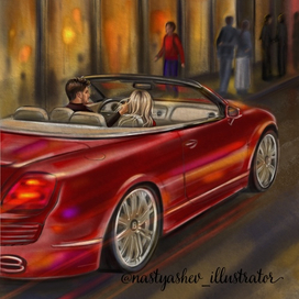 Иллюстрация к сборнику рассказов «Симфония любви» Марии Агибаловой.