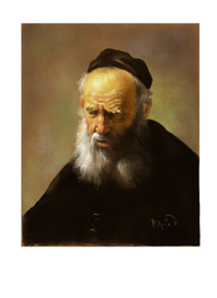портрет монаха