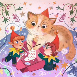 Новогодний котик