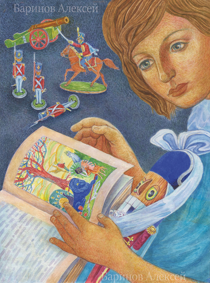 Иллюстрация к сказке Гофмана "Щелкунчик и мышиный король"