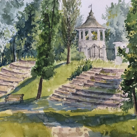 Старые ворота ботанического сада