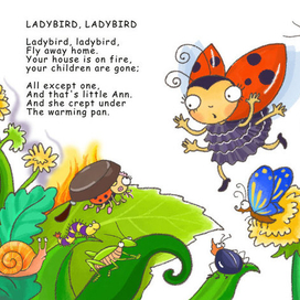 ИЛЛЮСТРАЦИИ К КНИЖКЕ "NURSERY RHYMES".