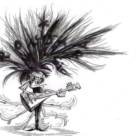 Рок музыкант.