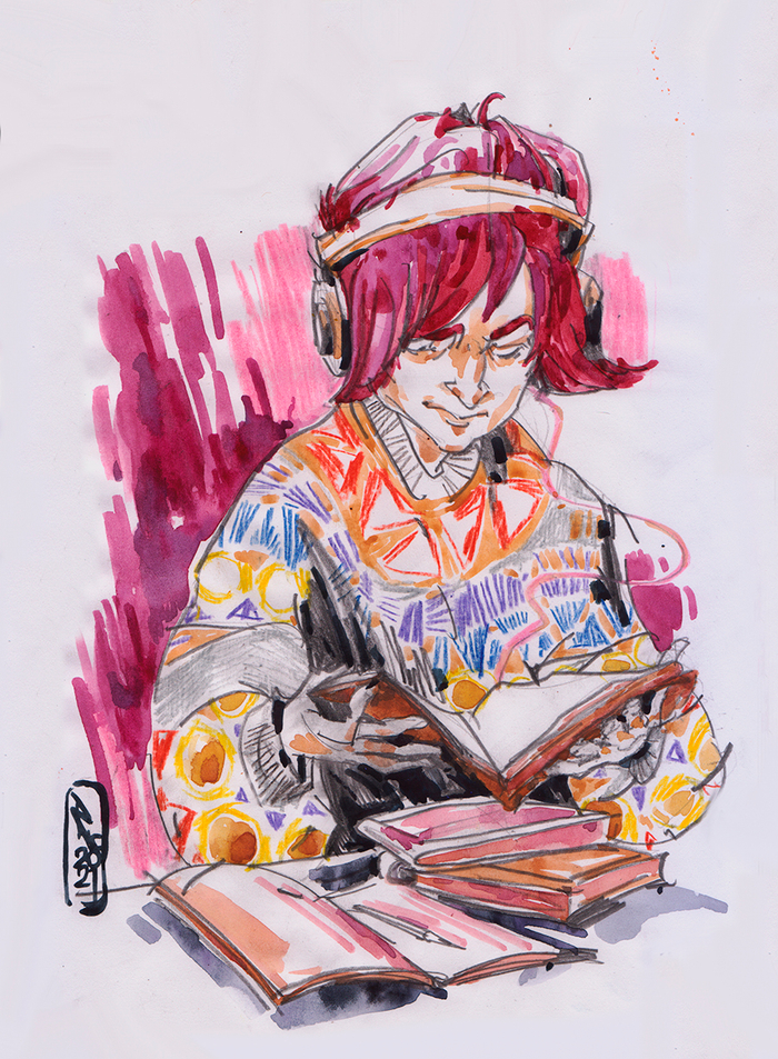 Тишина в библиотеке