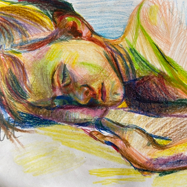 Кирочка спит