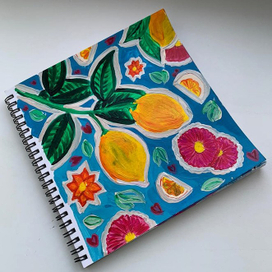 Lemons and flowers