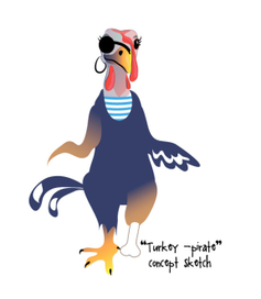 Индейка-пират