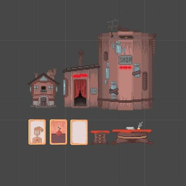 Готовый пиксель-арт ассет