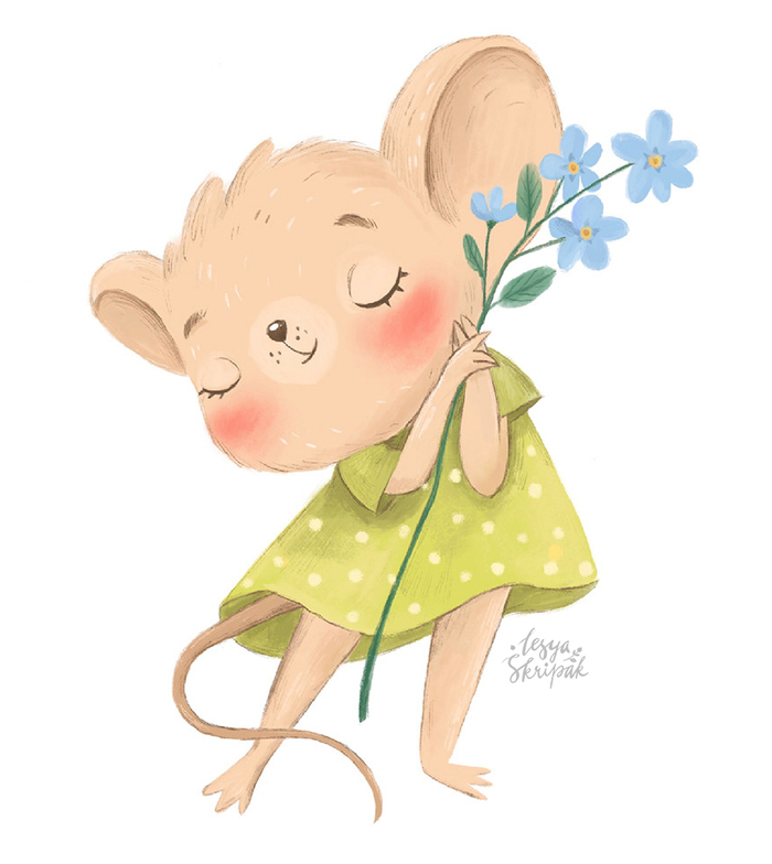 Очаровательная мышка