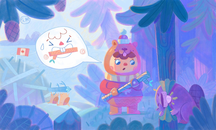 бобры-трудяги