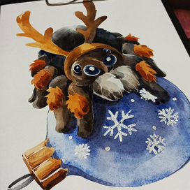 Новогодний паук