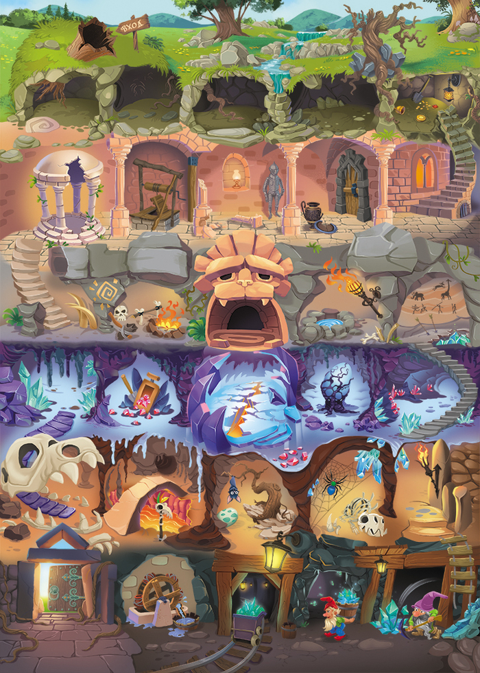 Поле для игры бродилки