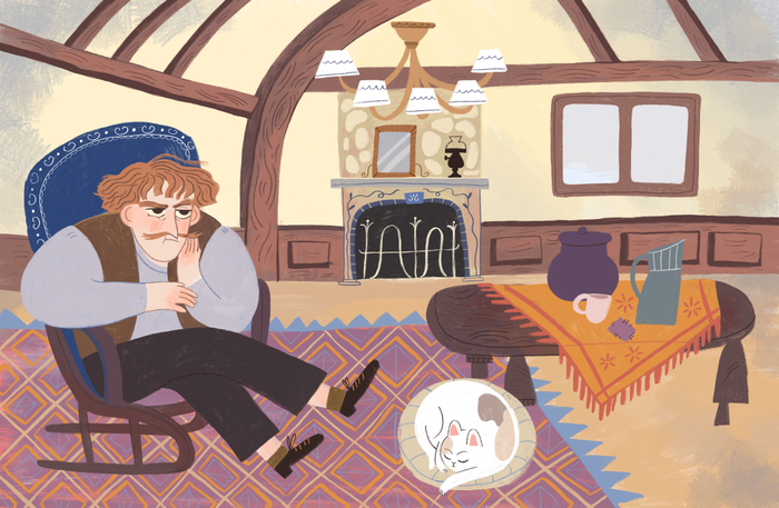 Сказка Человек, дерево и волк