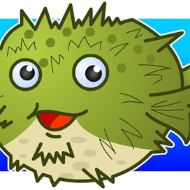 Рыбка фугу с шизой