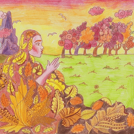 Девушка-осень