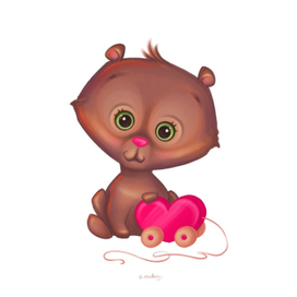 Милый медвежонок 