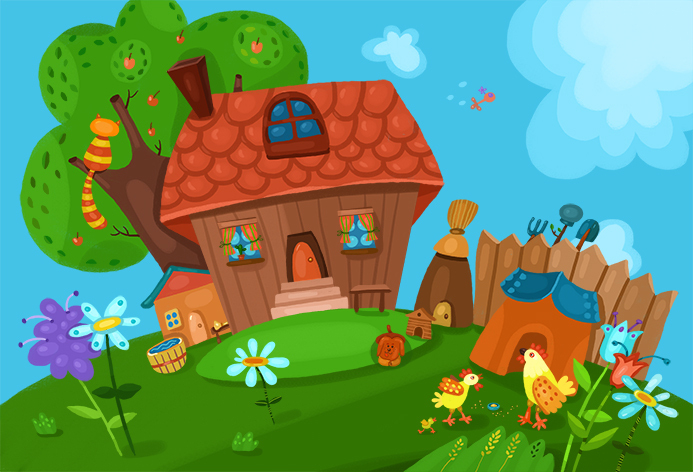 Деревенский двор