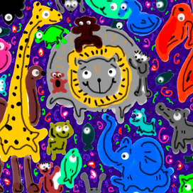 детский принт-рисунок