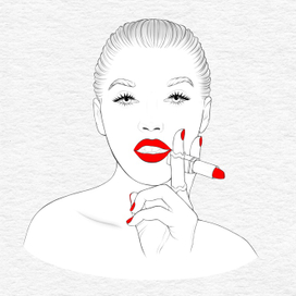 Портрет в стиле sketch (скетч)