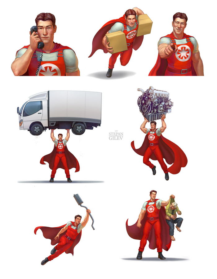 супермен для европейско-азиатской компании